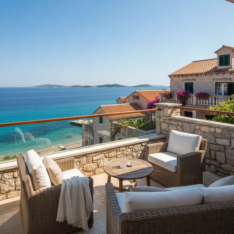 Appartements vue mer en Croatie dalmate : guide et meilleurs choix